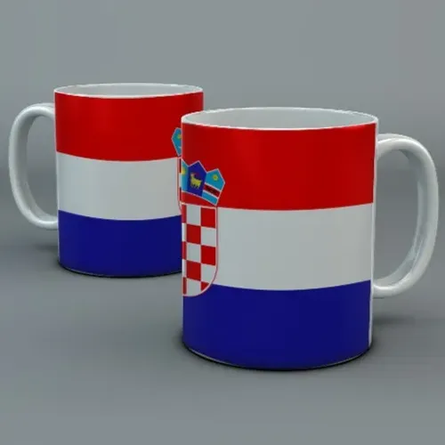 Caneca Croácia Copa 2026 Personalizada