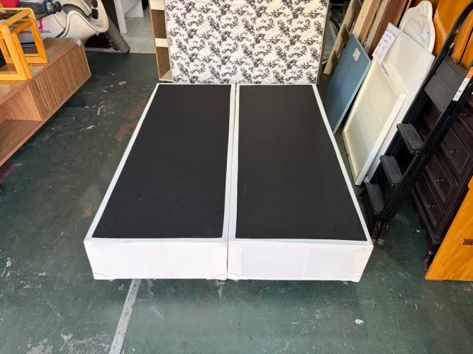 Cama box casal bipartirda