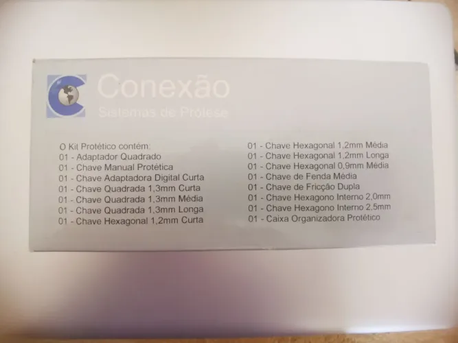Kit Protético Completo - Conexão<br>COMPÁTIVEL COM OS PRINCIPAIS SISTEMAS DE IMPLANTES