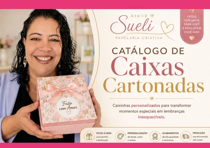Caixas Cartonadas para presentear