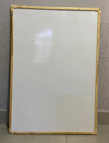 Quadro escolar branco 70x100 cm