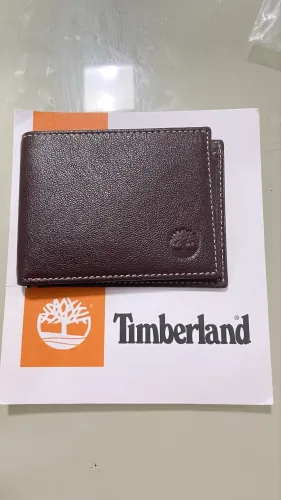 Carteira Masculina Timberland Original Couro Legítimo - Marrom