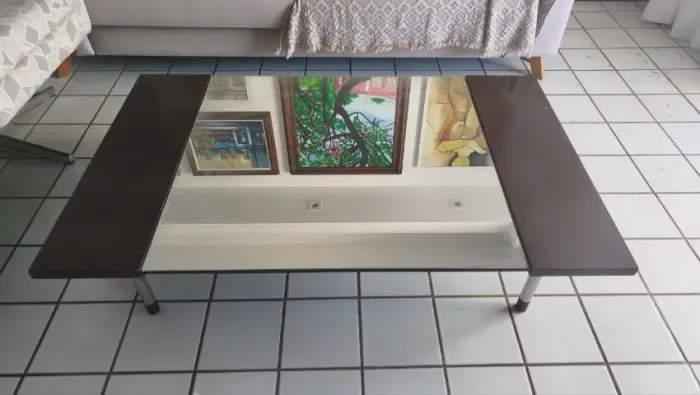 Mesa de centro de sala retangular