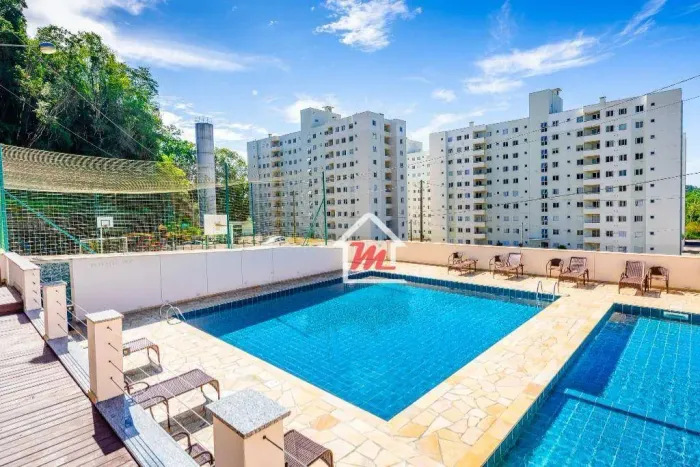 Apartamento com 2 dormitórios para alugar, 63 m² por R$ 2.110,00/mês - Passo Manso - Blume