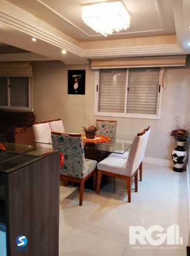 Apartamento 3 dor, semimobiliado com suíte e 2 vagas no Sarandi