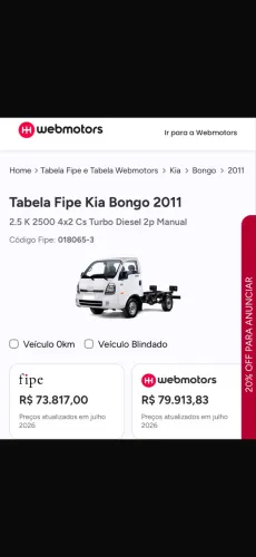 2.5 K 2500 4x2 Cs Turbo Diesel 2p Manual