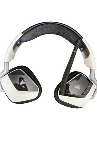Headset Gamer Corsair Void Elite Sem Fio, RGB, 7.1 Surround, Drivers 50mm, Branco Usado 