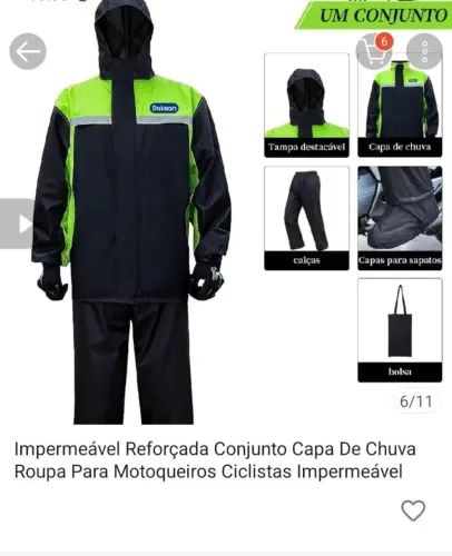 Capa para chuva/ excelente