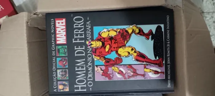 Hq Marvel Salvat Homem de ferro Demonio da Garrafa
