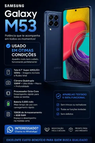 Celular Samsung m53