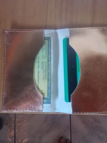 Porta documentos cédulas e cartões