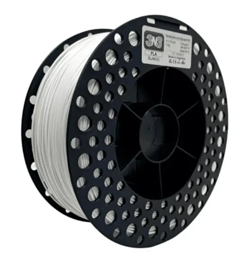 Filamento PLA - Branco - 3N3 - 1.75mm - 1kg