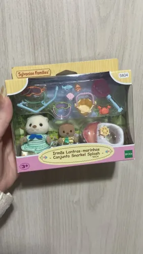 Sylvanian families irmãs lontras marinhas