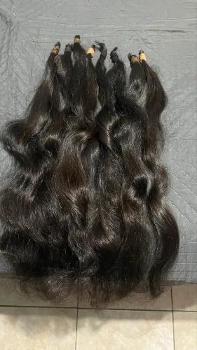Cabelo 100% Virgem 60cm Masculino - Grosso, Natural e Valorizado