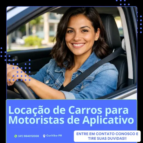 Locação de Carros para aplicativo