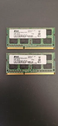 Memória DDR3 SDRAM 2G<br>Formato: SODIMM (Small Outline Dual In-line Memory Module)