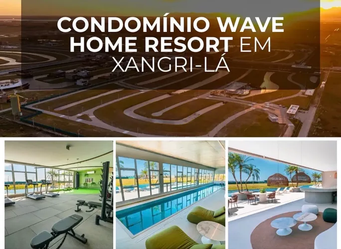 Terreno na Praia em Condomínio Fechado Wave Resort no - 243 m² com Projeto Arquitetônico