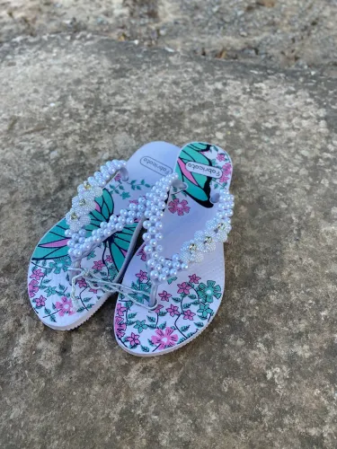Chinelo Bordado Premium