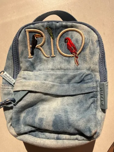 Mini mochila Farm Borogodó Rio | Jeans