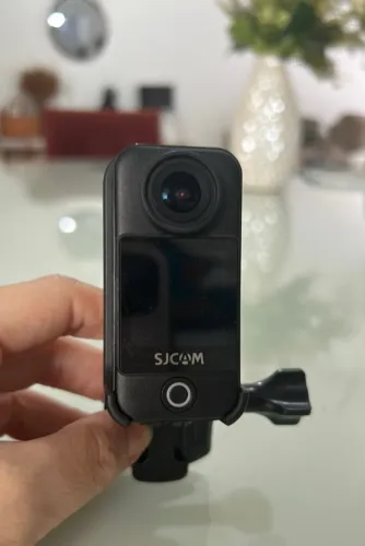 câmera de ação sjcam c300 para motovlog 4k/30fps wi-fi cor preto