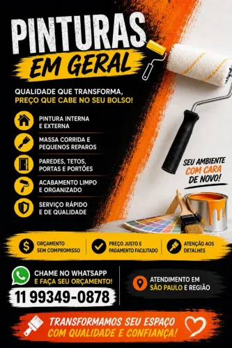 Pintor residêncial início imediato