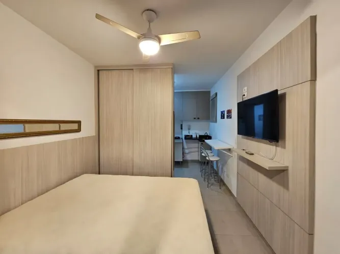 Studio mobiliado com vaga | New Studio Pinheiros