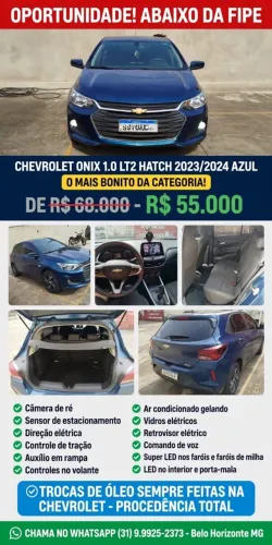 Chevrolet Onix Hatch LT 1.0 12V Flex Mec. 4P 2024