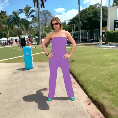 3 MACACÃO SARUEL TOMARA QUE CAIA COR VARIADA TECIDO VISCOLACRA QUEIMA DE ESTOQUE DE VERÃO