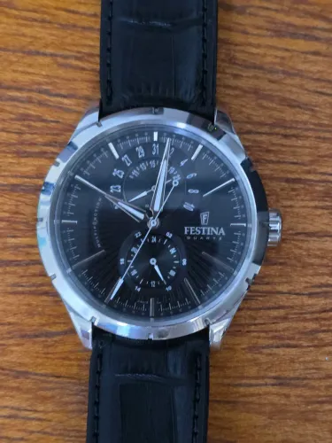 Relógio Festina Multifunção Masculino F16573 - Impecável + Pulseira Nova