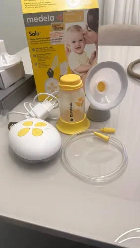 Bomba elétrica extrator de leite materno solo - Medela 