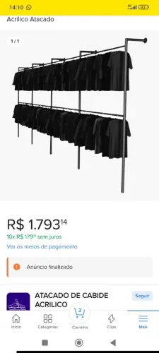 Arara loja de roupa 