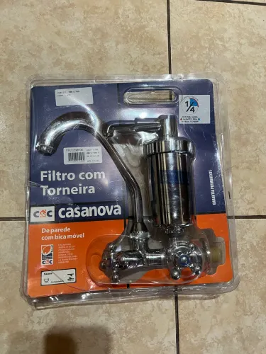 Filtro com Torneira de Parede da marca Casanova (C&C - Casa e Construção)