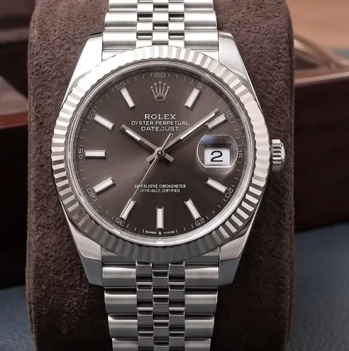 Relogio Rolex Datejust 41mm Aço & Ouro Branco Seminovo 2022 126334