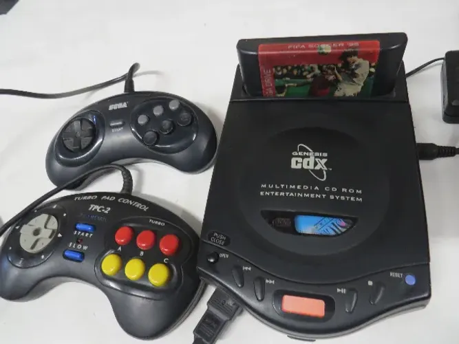video game antigo e raro sega genesis cdx