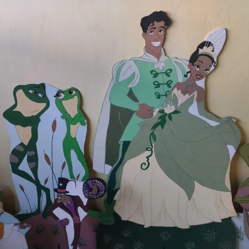 Painel para aniversário A princesa e o sapo