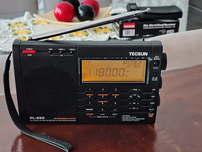 Receptor Tecsun PL-660 versão 2018 super novo