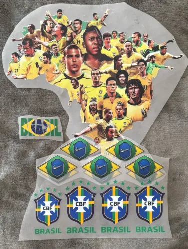Kit Patches para Personalização de Camisa de Time
