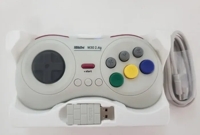 Controle 8BitDo M30 2.4G Wireless - A Experiência Definitiva de 6 Botões!