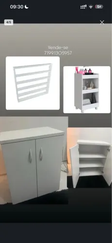 Móveis para salão de beleza 