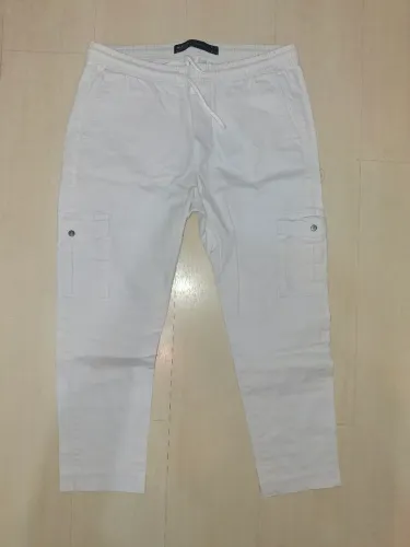 Calca jogger branca tam G