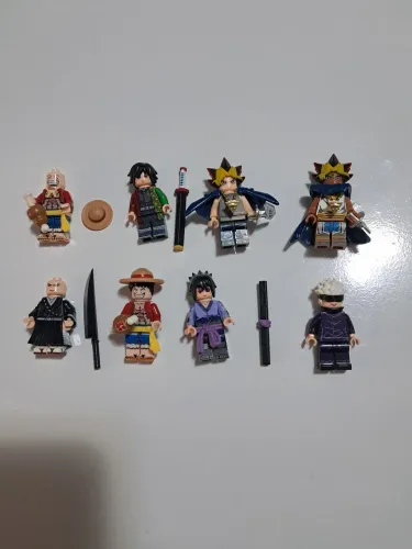 Minifiguras bloco de montar, similar Lego