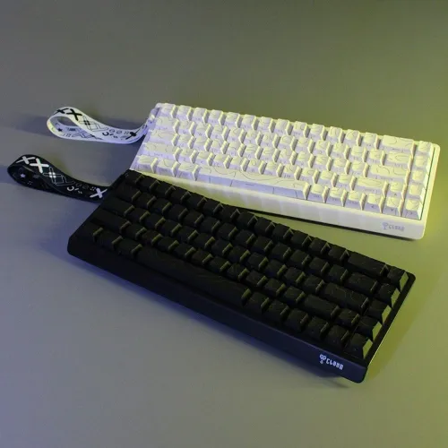 Teclado Gamer 65% RGB Arkan Night Iluminado para Jogos Preto ANSI X68 HE Clanm
