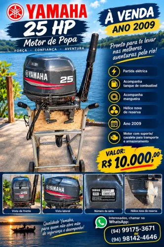 Motor Popa Yamaha 25 HP