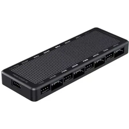 Controladora Teucer Lp 8 Hub Usb Argb Para 8 Fans Rgb Gamer