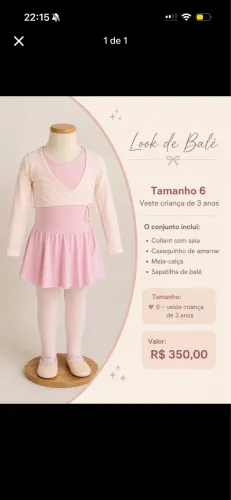 Roupa bailarina