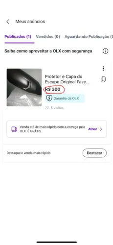 Protetor e capa do escape fz15