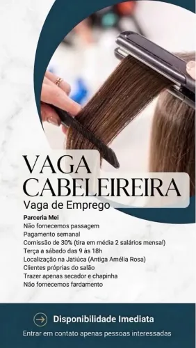 Vaga Cabeleireira