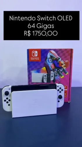 Seminovo: Nintendo Switch Oled 64GB - Loja Fisica
