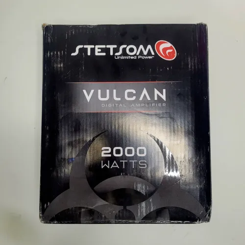 NOVA STETSOM VULCAN 2000 RMS 4 OHMS MÓDULO AMPLIFICADOR POTÊNCIA