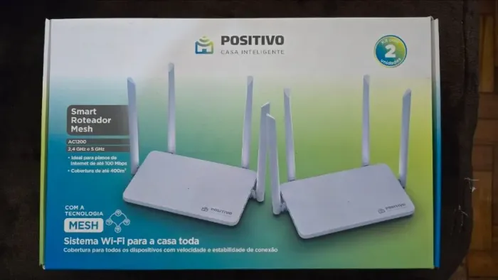 Positivo Casa Inteligente Kit 02 Smart Roteador Mesh